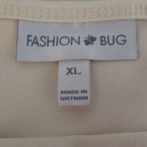 Fashion Bug Tops - FASHION BUG IVORY CAMISOLE SIZE XL Fashion Bug Tops - FASHION BUG IVORY CAMISOLE SIZE XL